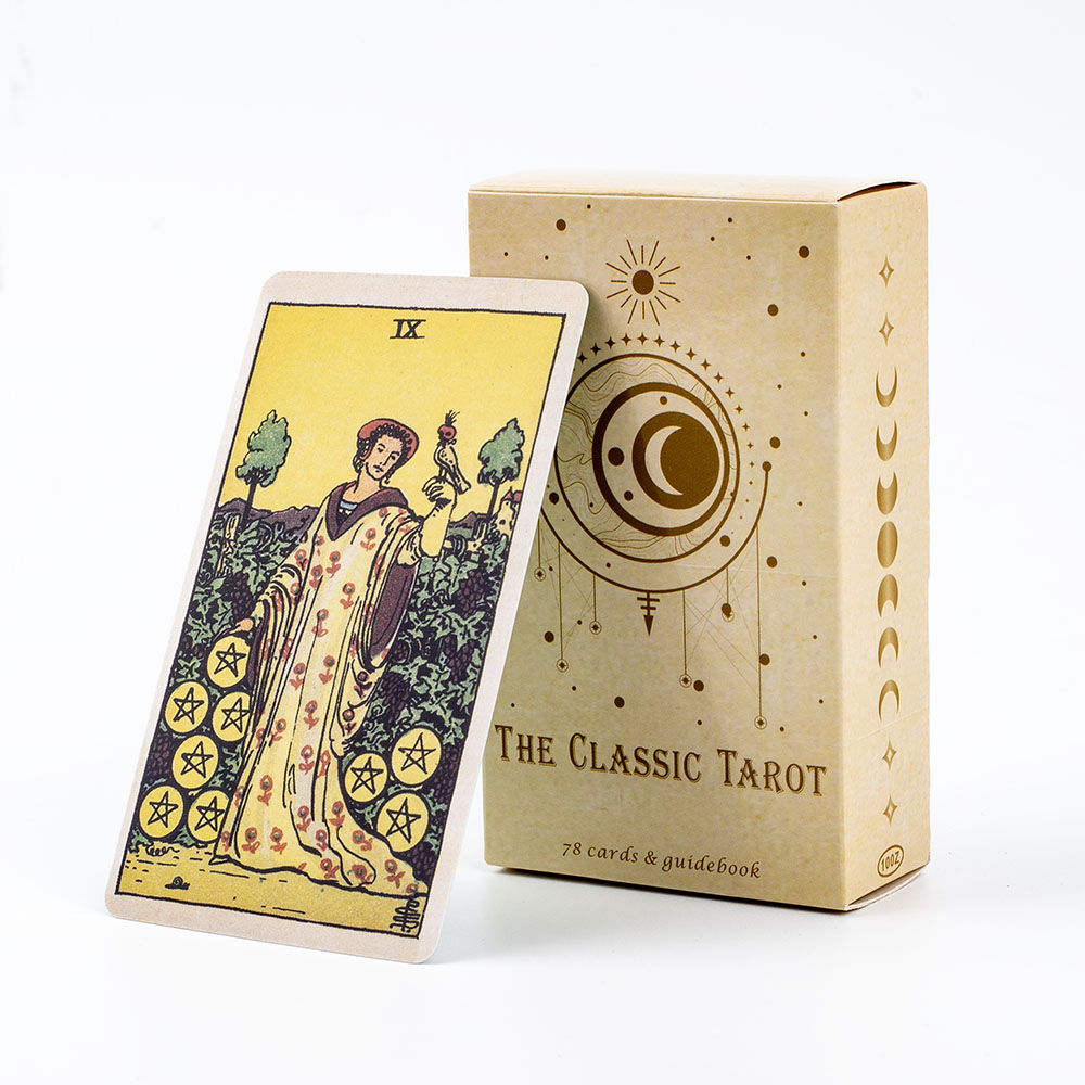 Tarot Deck With Guidebook - لعبة لوحة التارو الكلاسيكية للمبتدئين 78
