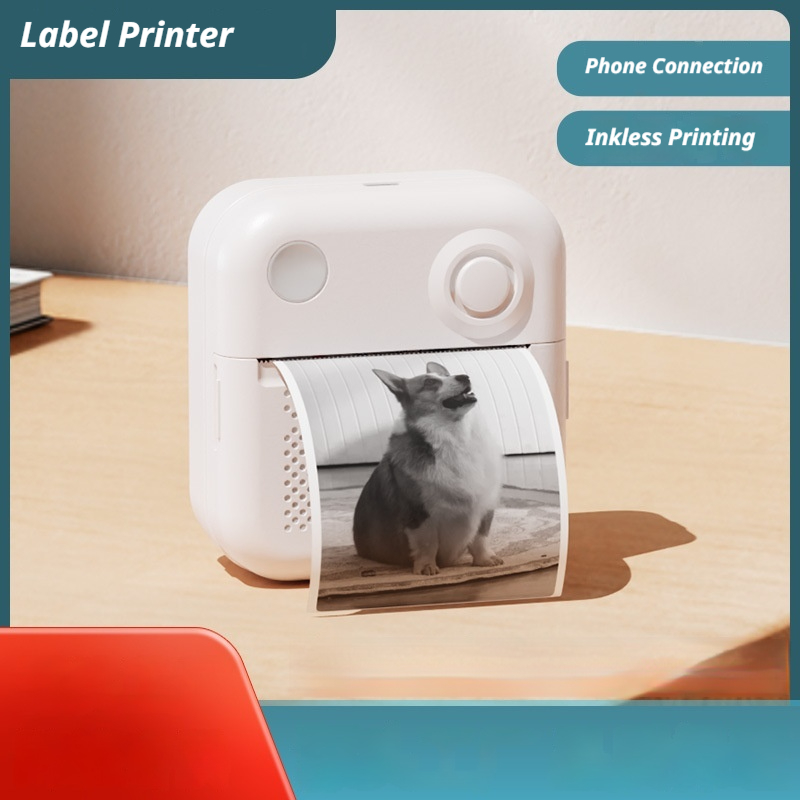 Mini Pocket Thermal Printer Paper Roll - طابعة حرارية صغيرة محمولة تعمل بالبلوتوث