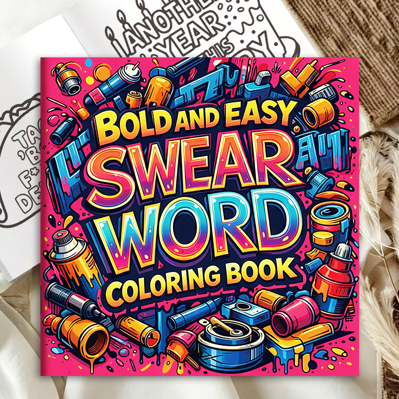 كتاب تلوين للكبار بتصاميم مبتك - مراجعة Adult Coloring Book Stress Relief وسعره