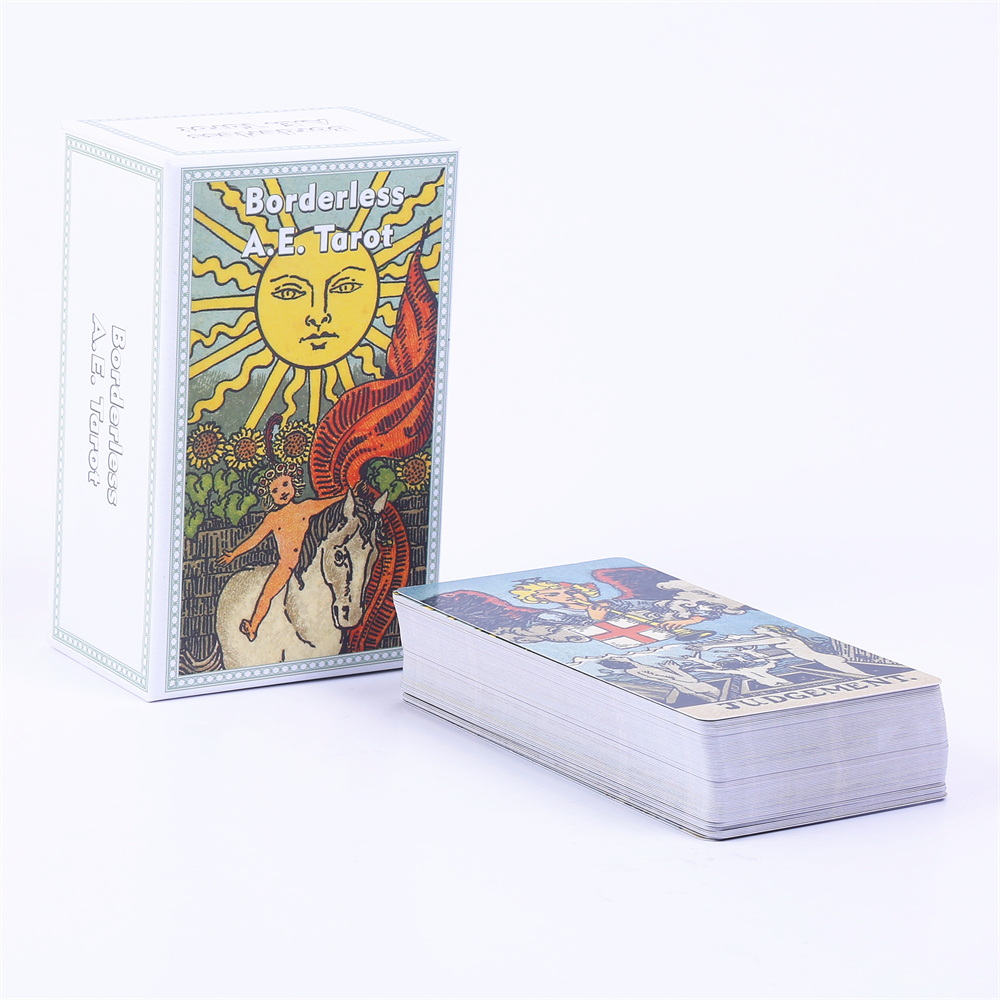 بدون حدود A E. 12 × 7 بطاقات ا - مراجعة Tarot Deck With Guidebook وسعره