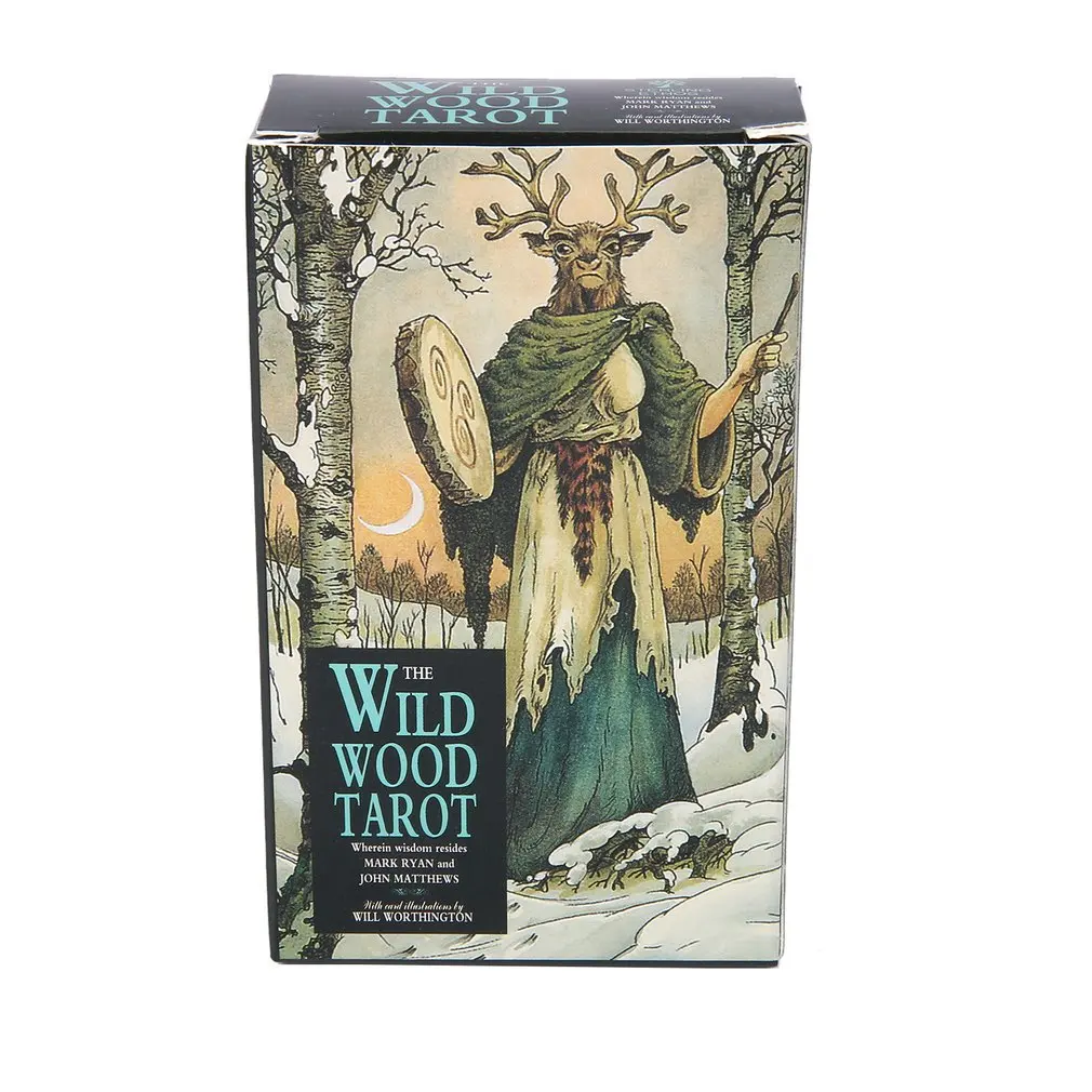 بطاقات التارو الخشبية البرية A - مراجعة Tarot Deck With Guidebook وسعره