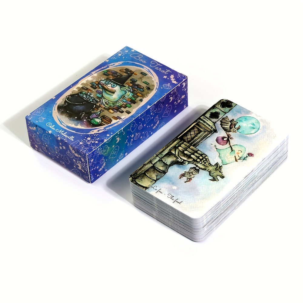 بطاقة قراءة Boo Tarot Deck Gho - مراجعة Tarot Deck With Guidebook وسعره
