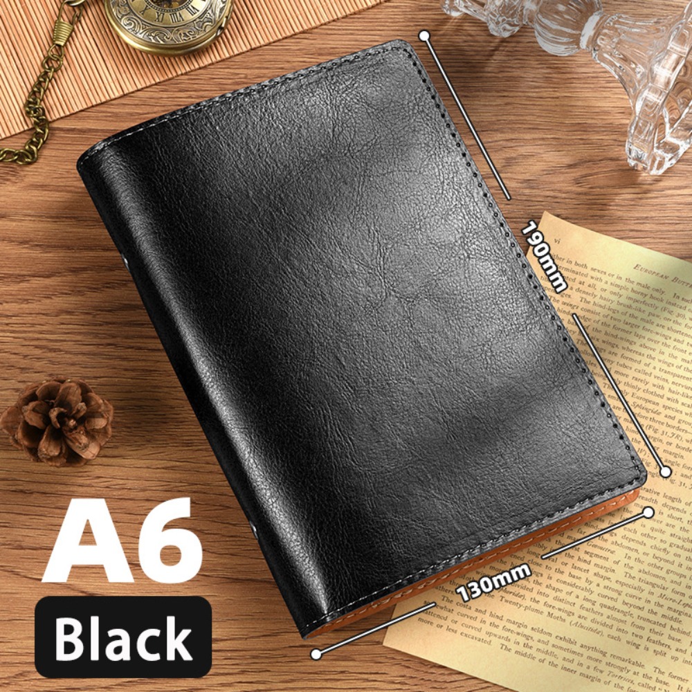 دفتر ملاحظات كلاسيكي A5/A6 بأو - مراجعة Vintage Leather Journal Notebook وسعره